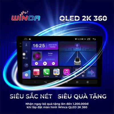 Màn hình android Winca S400+PRO QLED 2K 360