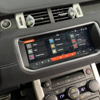 màn hình android theo xe Range Rover  evoque