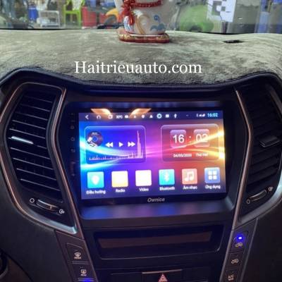 màn hình android theo xe santafe 2019