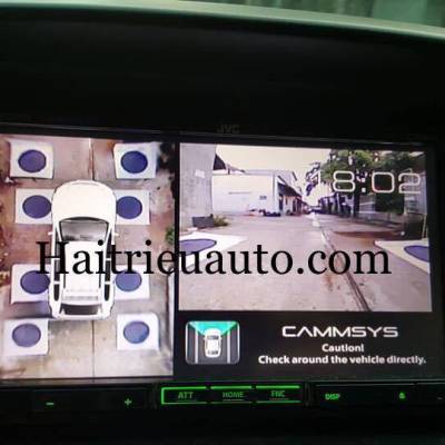 Camera 360 Panorama độ cho xe Pajero Sport