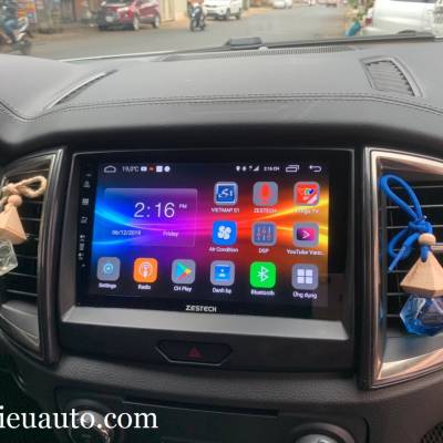 màn hình android zestech theo xe ford ranger