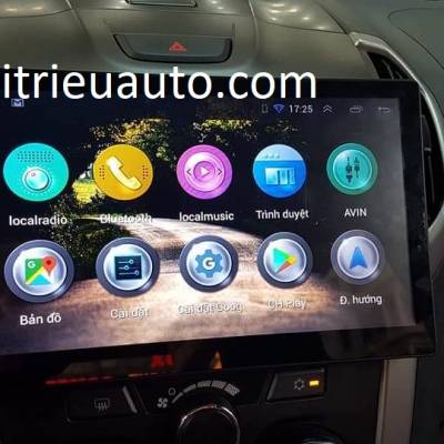 màn hình android cho xe colorado