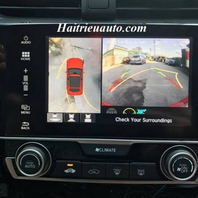 Lắp camera 360 độ cho xe Honda Civic