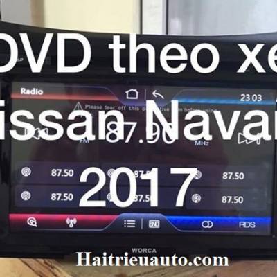 DVD THEO XE NISSAN NAVARA 2017