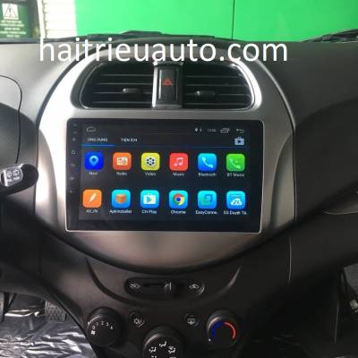 màn hình android theo xe Spark  2018
