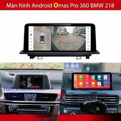 Màn hình android Omas Pro 360 xe BMW 218