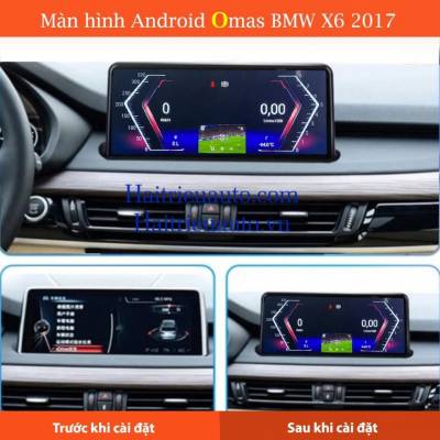 Màn hình android Omas xe BMW X6 2017
