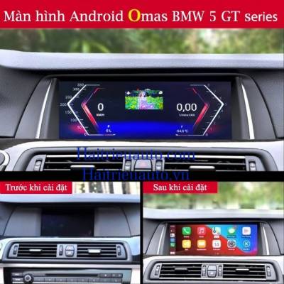 Màn hình android Omas xe BMW 5GT series