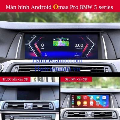 Màn hình android Omas Pro xe BMW 5 series