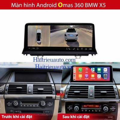Màn hình android Omas 360 xe BMW X5