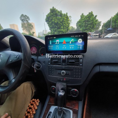 Màn hình android theo xe Mercedes C200 2010