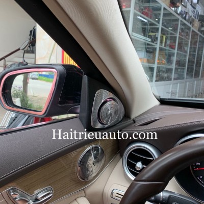 Loa treble xoay 3D Burmester theo xe Mercedes C250