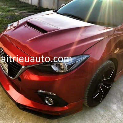 độ nắp cáp pô cho xe mazda 3 