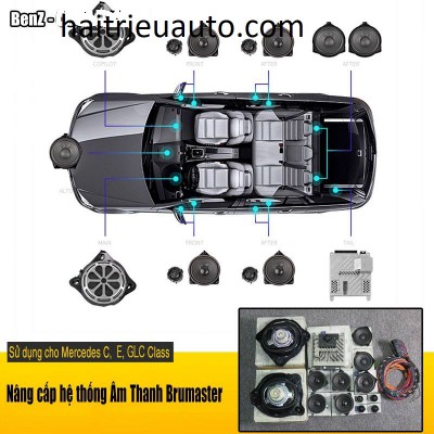 Nâng xấp âm thanh cho xe Mercedes C 
