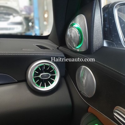 Loa treble xoay 3D Burmester theo xe Mercedes C300 2020