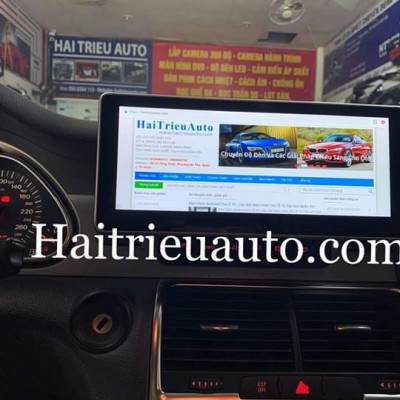 Màn hình android theo xe Audi Q7 2010