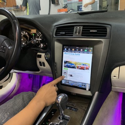 Màn hình tesla android theo xe Lexus is250 2007