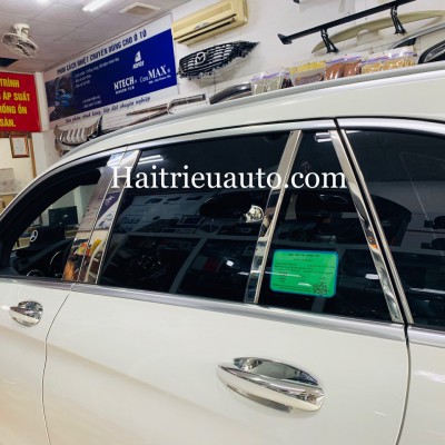 Ốp cột inox cho xe Mercedes GLC