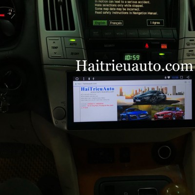 Màn hình android theo xe Lexus RX350 2007