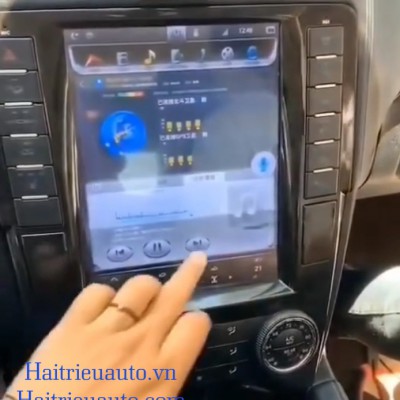 màn hình android theo xe mercedes ML 350