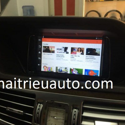 Màn hình android theo xe Mercedes E 300 2013