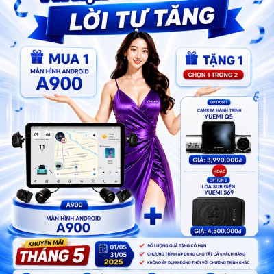Man h&igrave;nh android Vincar A900