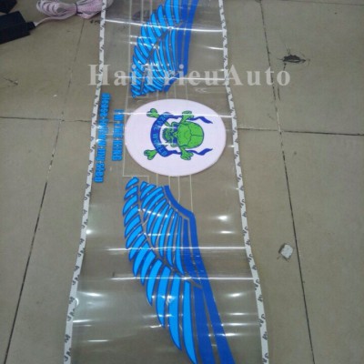 Led trang trí kính sau
