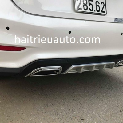 ốp chia đôi pô cho xe Hyundai Accent 2018
