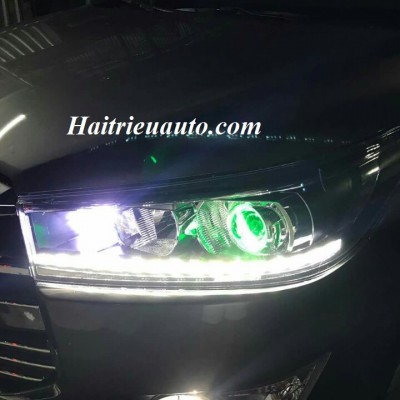 Độ đèn led cho xe Innova 2017