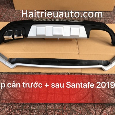 ốp cản trước sau xe Hyundai Santafe