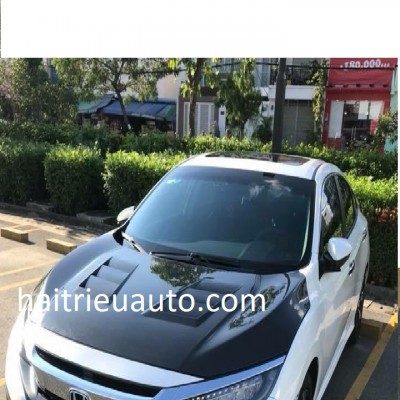nắp cap pô  độ cho xe honda civic 2017