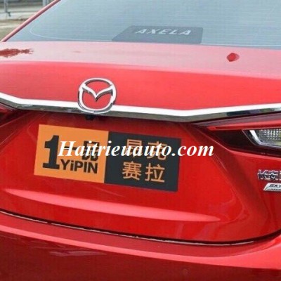 Trang trí tay mở cốp sau cho Mazda 3