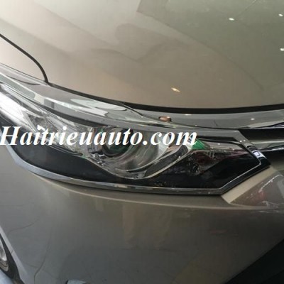 Viền đèn trước xe Vios 2015