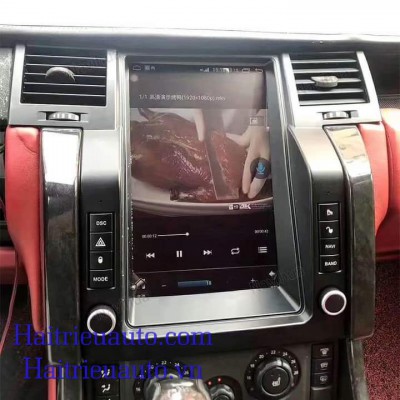 màn hình tesla xe LandRover discovery 