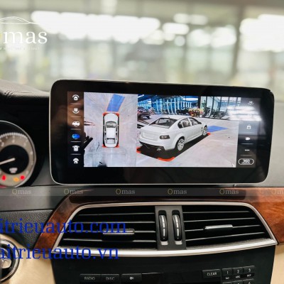 Màn hình android Omas 360 xe Mercedes C 2011-2015