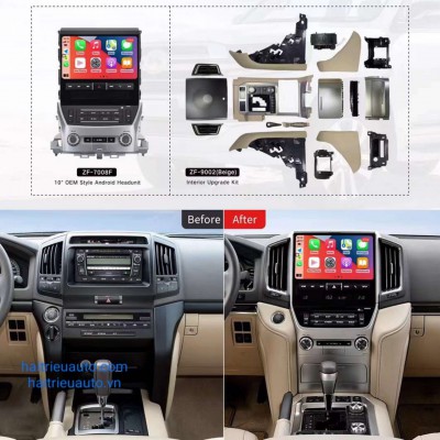 Màn hình android theo xe Land Cruiser Prado 2005