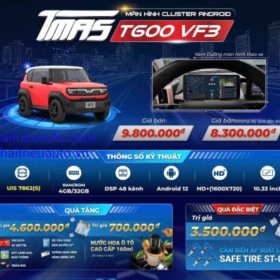 Màn hình Cluster android T600 VF3