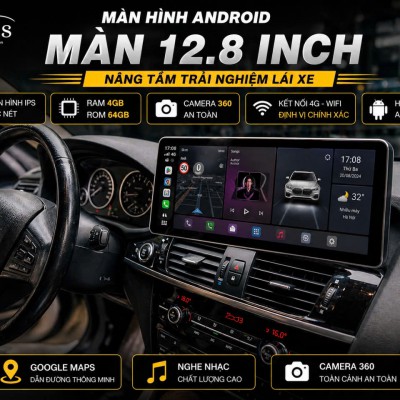 M&agrave;n h&igrave;nh android Omas 12.8inch 360 xe BMW X3