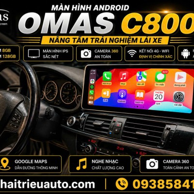 M&agrave;n h&igrave;nh android Omas C800 360 xe BMW X4