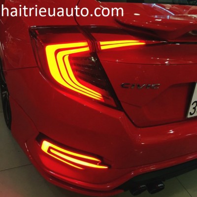 bộ đèn hậu sau cho xe honda CIVIC 2017