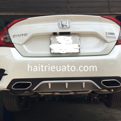 độ pô mẫu Z1 xe honda civic 2017