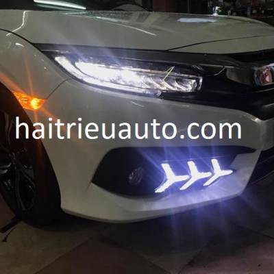 đèn led gầm xương cá cho xe honda civic 2017