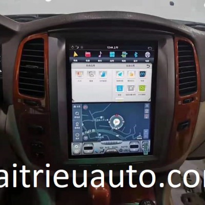 M&agrave;n h&igrave;nh tesla android xe Lexus LX 470