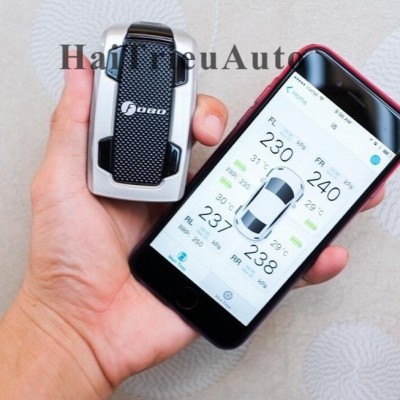Cảm biến &aacute;p suất lốp hiện thị tr&ecirc;n điện thoại