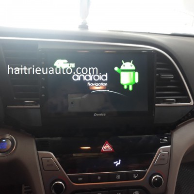 m&agrave;n h&igrave;nh android ownice theo xe elantra 2018