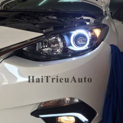 Độ đèn led cho mazda 3