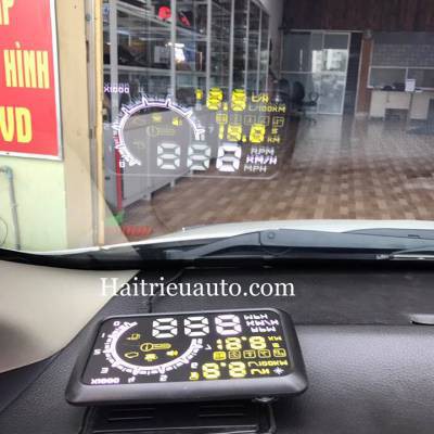 bộ HUD 4C lắp cho xe rio