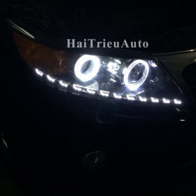 Độ đèn led pha cho xe sorento