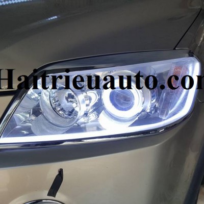 độ đèn led cho xe captiva