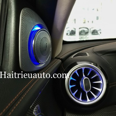 Loa treble xoay 3D Burmester theo xe Mercedes E300